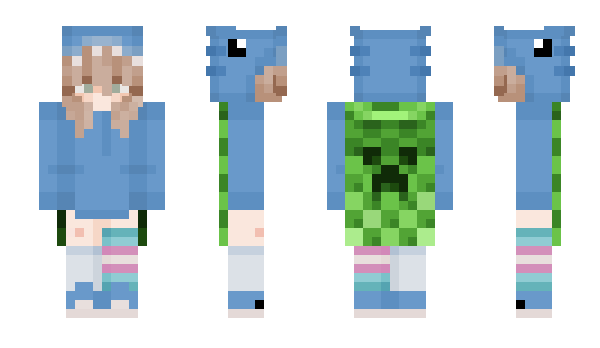 Minecraft skin TinyBlahaj