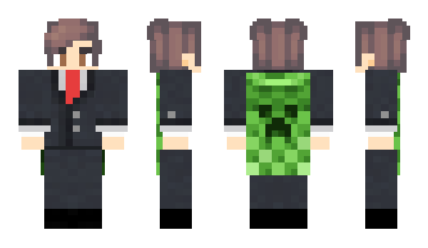 Minecraft skin Axcelotl