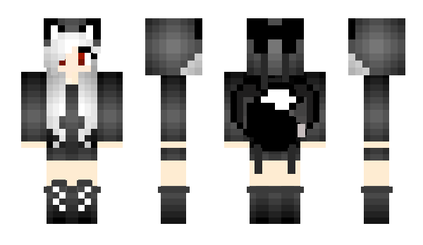 Minecraft skin ClaraKichererbse