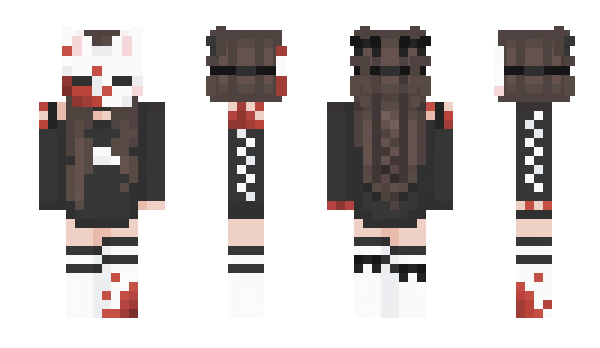 Minecraft skin silent_MEAT