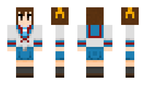 Minecraft skin Hariberu