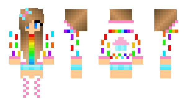 Minecraft skin FlowerGirl41
