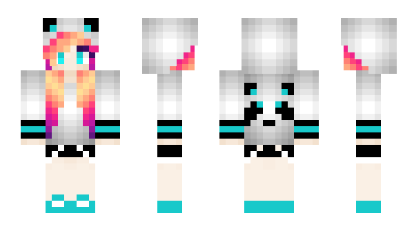 Minecraft skin nia_shinonome