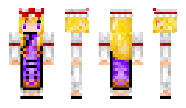 Minecraft skin Yukari_BBA