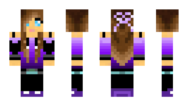 Minecraft skin szatynka