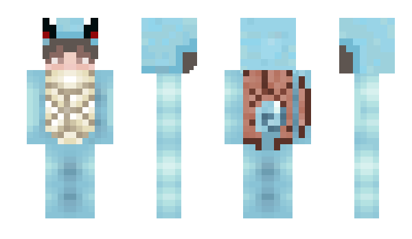 Minecraft skin iloveclover