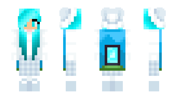 Minecraft скин по нику Blue_Gamerwolf