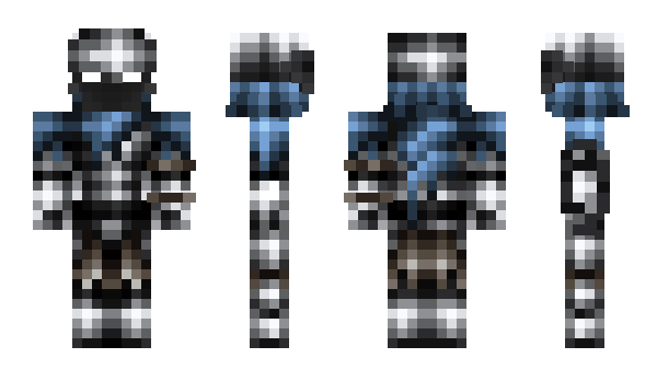 Minecraft skin iceskull