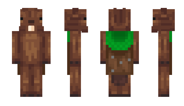 Minecraft skin MiniGopher