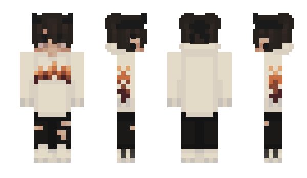 Minecraft skin Fussballer