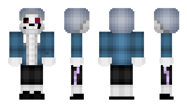 Dust_sans - Minecraft skin (64x64, Steve)