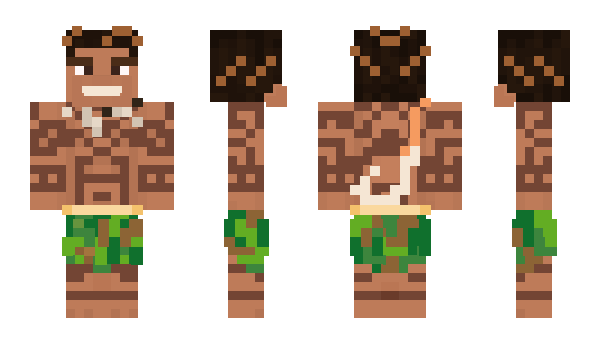 Minecraft skin Hawaiian305
