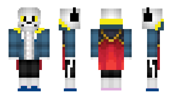 Minecraft skin SansCipher