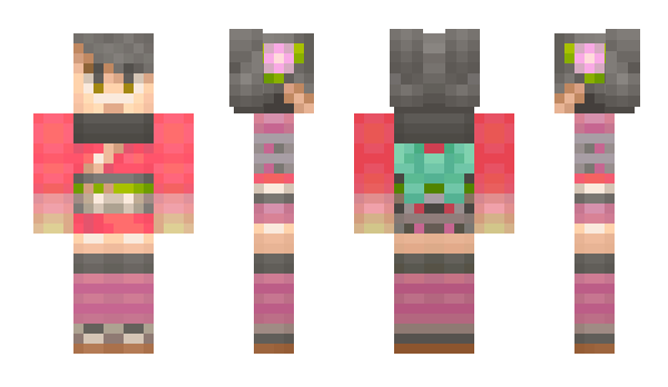 Minecraft skin loramermaid
