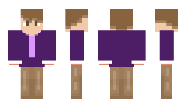 Minecraft skin PurpleLad