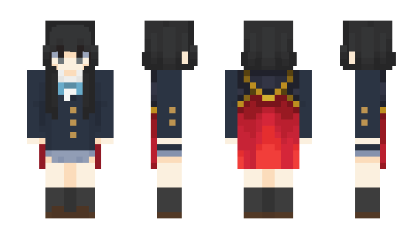 Minecraft скин по нику rio_tsukatsuki_