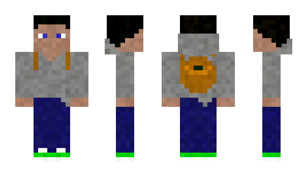 Minecraft skin Greenybuilder1