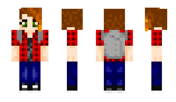 Minecraft skin pajama_samu