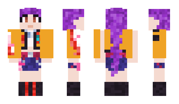 Minecraft скин по нику Purpurowaa