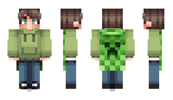 Minecraft skin piesinu