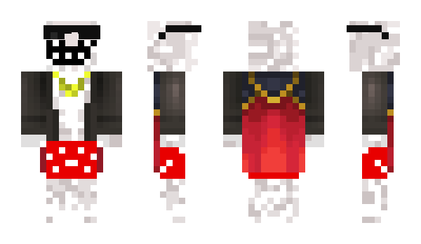 Minecraft skin ballerszprajt