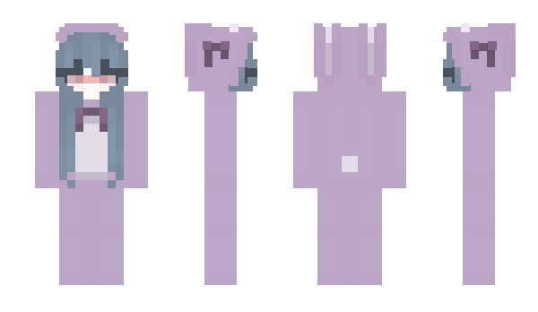 Minecraft скин по нику violetbunny827