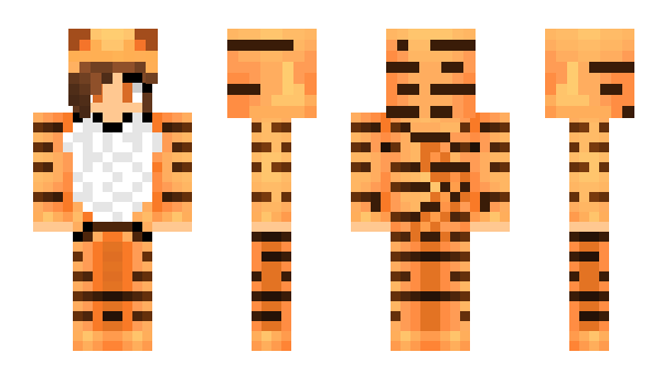 Minecraft skin Tiger_0