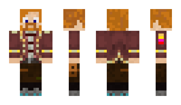 Minecraft skin Vectriel