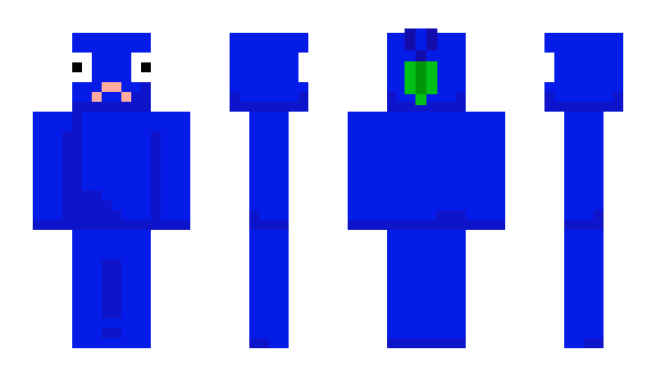 Minecraft skin BluePikmin