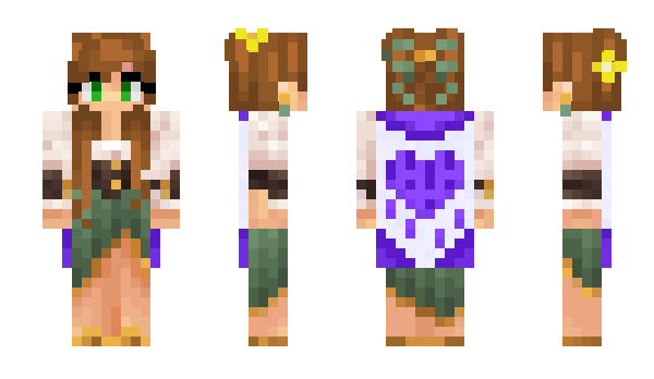 Minecraft skin vHathor