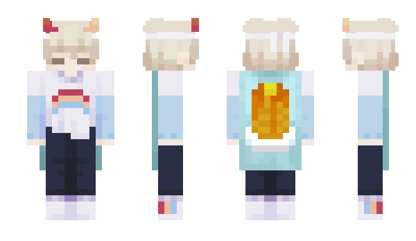 Minecraft skin FoxyTheCat