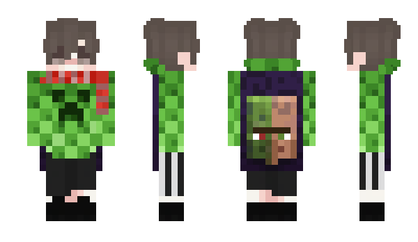 Minecraft скин по нику Akki_doki