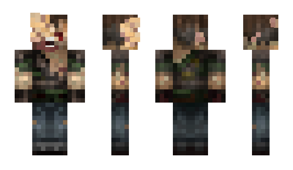 Minecraft skin TLOUEllie