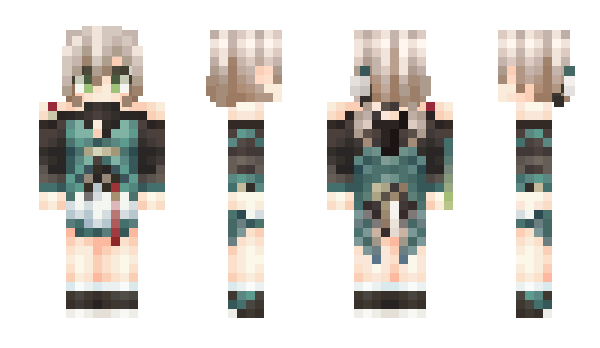 Minecraft скин по нику Qingque