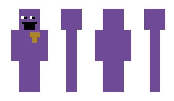 Minecraft скин по нику PurpleGuyFNAF