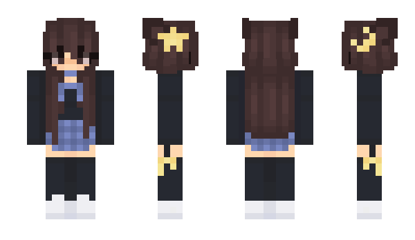 Minecraft skin CrystalQueen