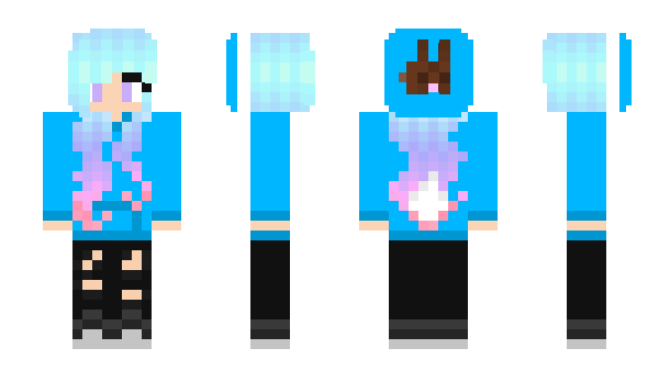 Minecraft skin BunnyBuilder13