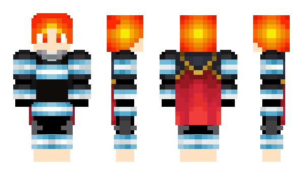 Minecraft skin FireEvolutionSan