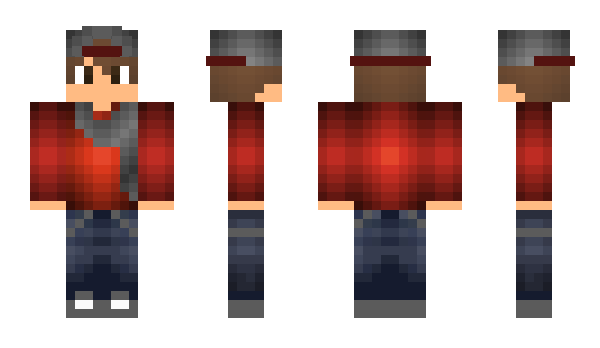 Minecraft skin Medvedfid