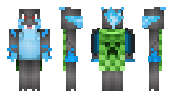Minecraft скин по нику BubblesaurusRex8
