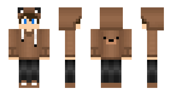 Minecraft skin TriggeredBear