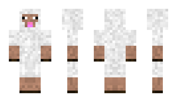 Minecraft skin White_AU