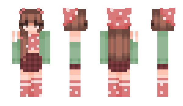 Minecraft skin RaspberrySwirl