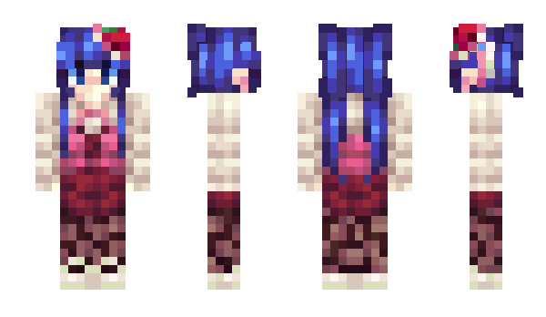 Minecraft skin animeskeleton