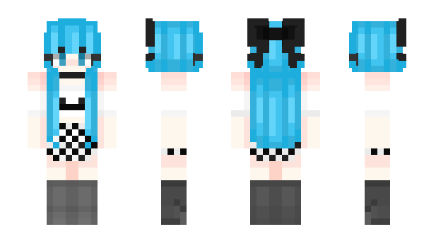 Minecraft skin lunadolphin022