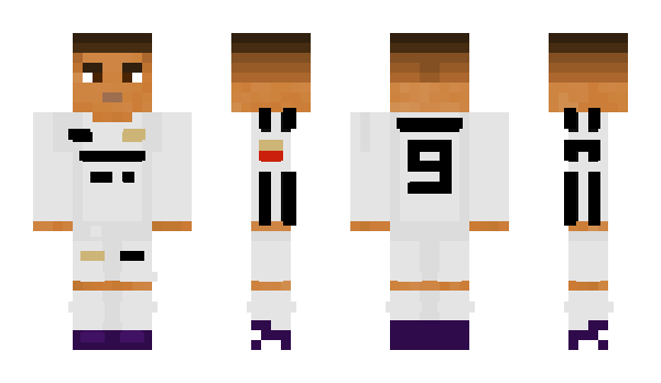 Minecraft skin 9MBAPPE