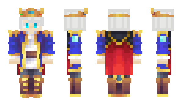 Minecraft skin CreepyCrimson