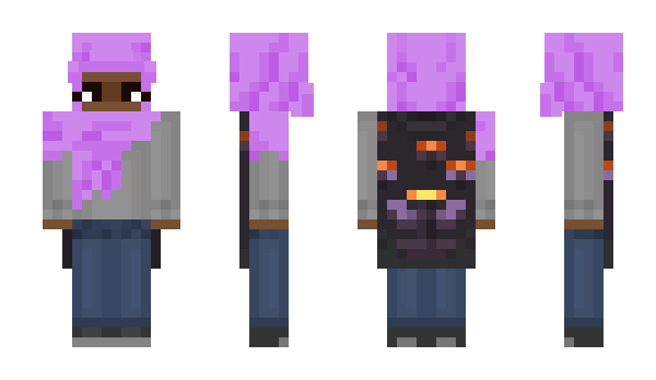Minecraft skin Muslimah