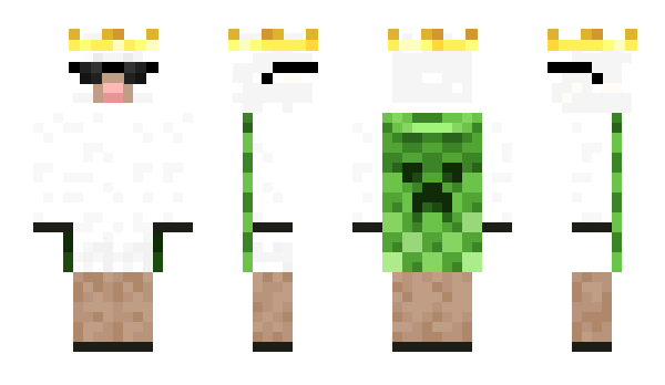 Minecraft скин по нику CrownSheep