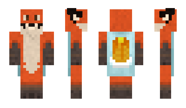 Minecraft skin RuddonFox